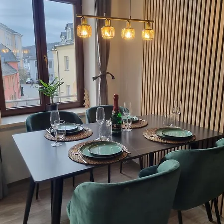 Maremar - Design Maisonette Altstadt - 4 Pers - 57Qm - Luxus Boxspringbett - Kueche - Arbeitsplatz - Privater Parkplatz Greiz Exterior foto